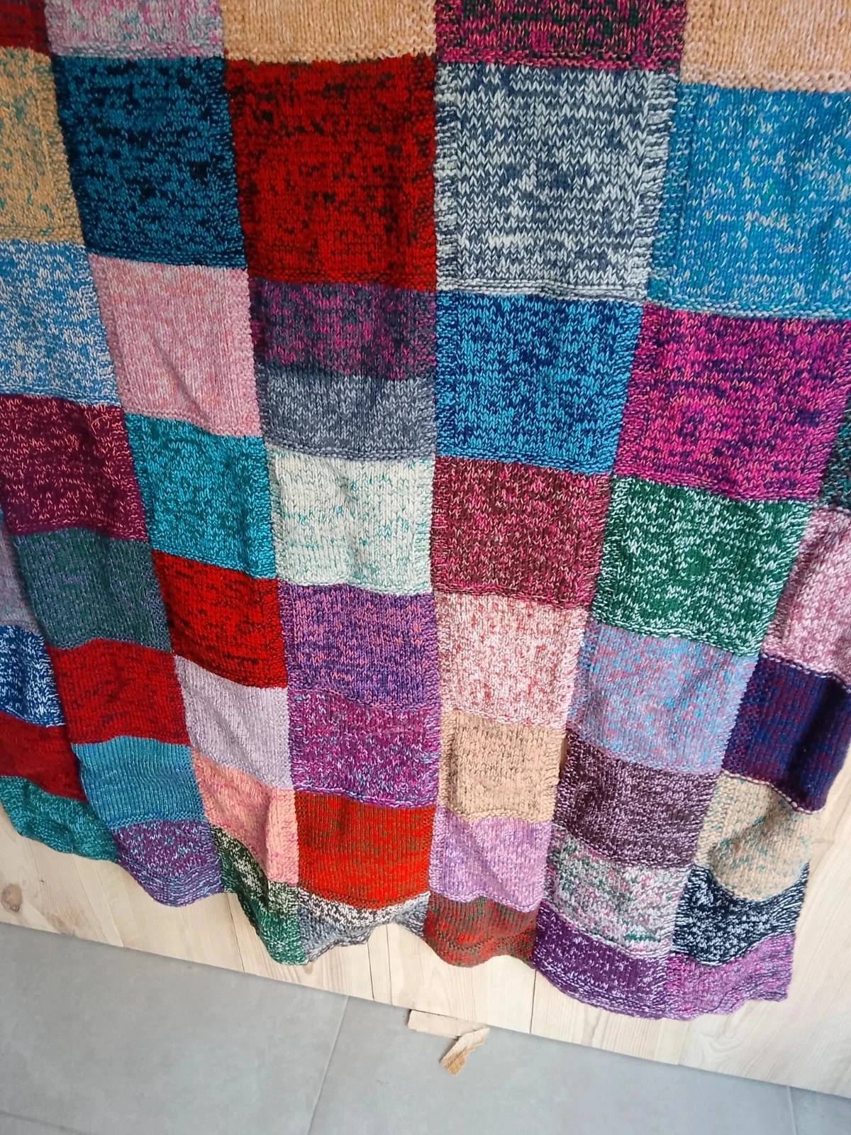 Cobertura de patchwork vintage – photo 3